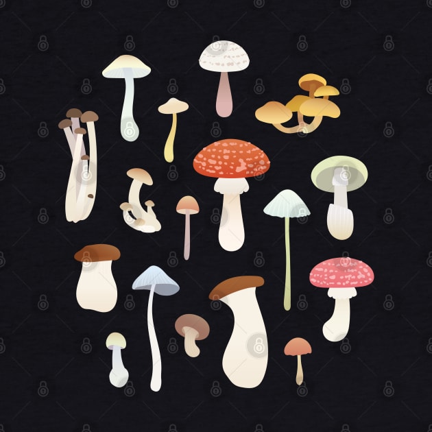 dreamy mushrooms by Noristudio